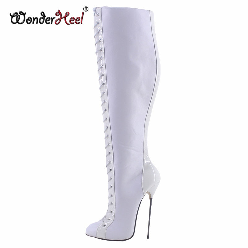 Wonderheel New 16cm Ultra Thin Heel Extreme High Heel Patent Matte Le 