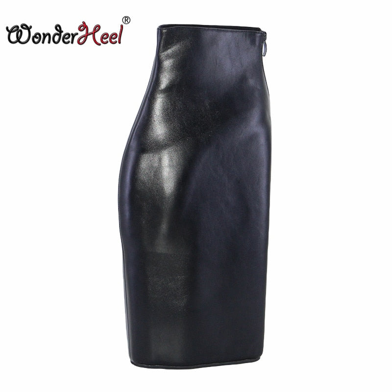 Wonderheel 30cm Wedges Heel Platform Sexy Fetish Matte Leather Lady Nightclub Fashion Show Ankle Boots Big Size Dropshipping